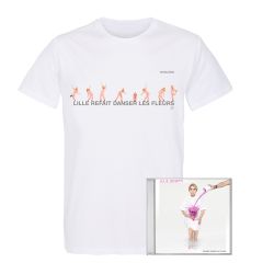 Pack T-shirt Homme BLANC LILLE Refait Danser les Fleurs + CD / Taille XXL
